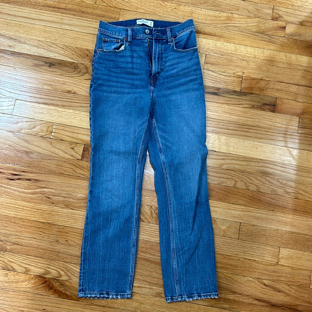 Ankle Straight Ultra High Rise Abercrombie Jeans
